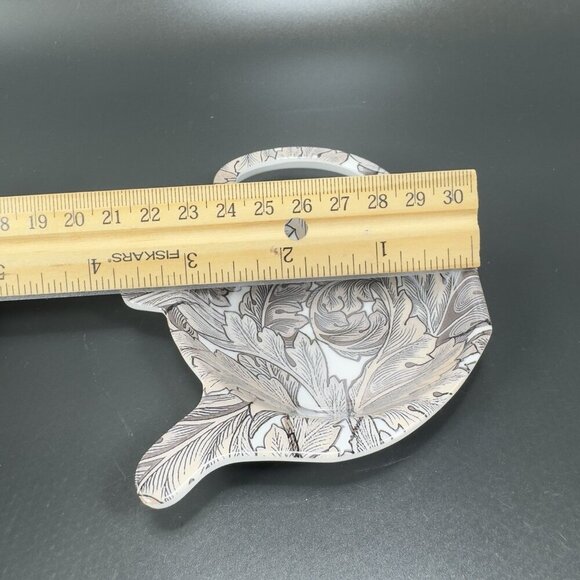 W Morris Acanthus Melamine Teabag Tidy Victorian The Leonardo Collection Set 2 - Picture 4 of 13